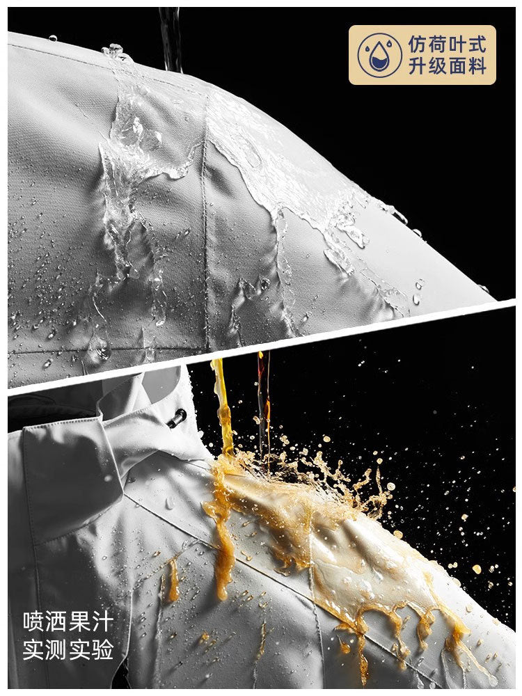 2024 New Men's and Women's Three-in-One Detachable Autumn and Winter Windproof Waterproof Thickened Outdoor Mountaineering Jacket