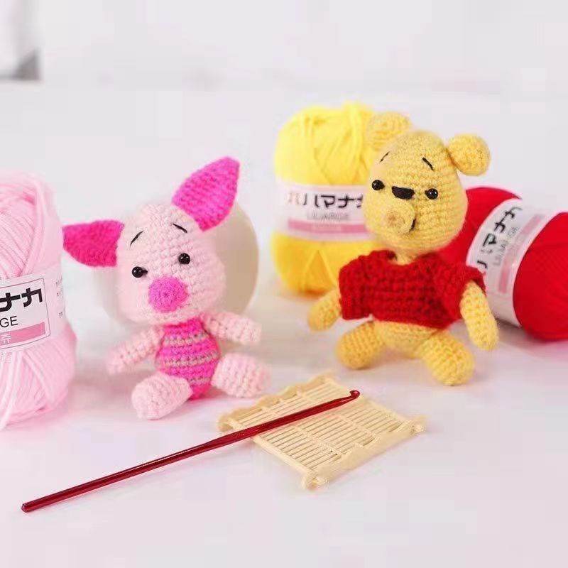 Four and a half two milk cotton 4 strand doll thread Korean cotton medium thick baby wool crochet hand thread wholesale