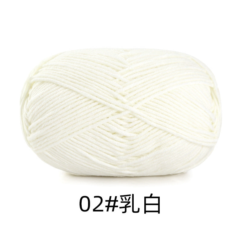 5 strands of combed cotton milk cotton wool ball acridine puppet excellent factory wholesale hand-woven crochet doll diy material
