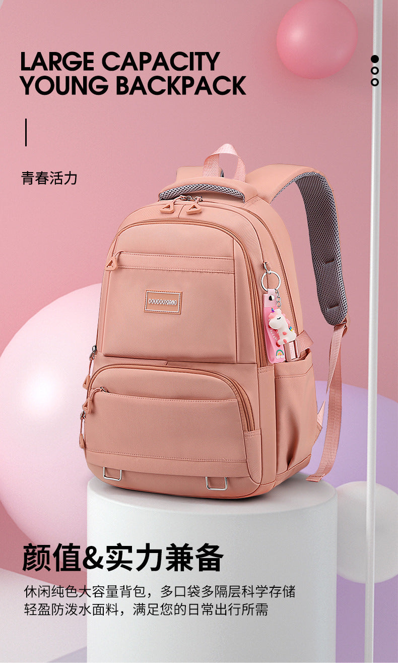 Large-Capacity Student Schoolbag, Junior High School Student Backpack, Short-Distance Travel Multi-Functional Backpack, Mlb Backpack