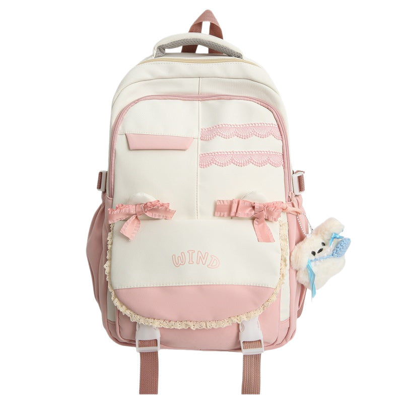 Wholesale Backpack Travel New Korean Style Fashion Large Capacity Junior High School and High School Student School Bag Leisure Travel School Bag