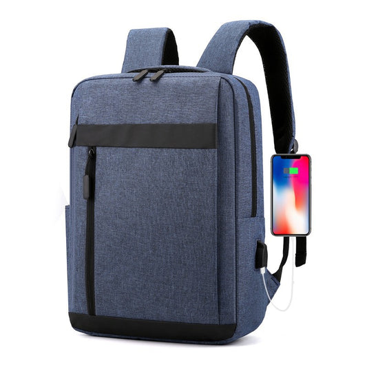 Cross-border backpack middle school student schoolbag Korean style versatile men's schoolbag casual simple nylon cloth large capacity backpack