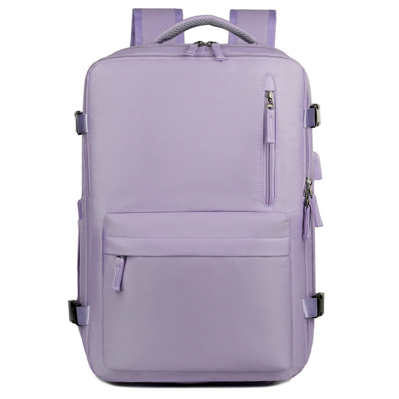Cross-Border Simple Large-Capacity Business Commuter Backpack High-End Backpack Men's Travel Bag Multi-Functional Computer