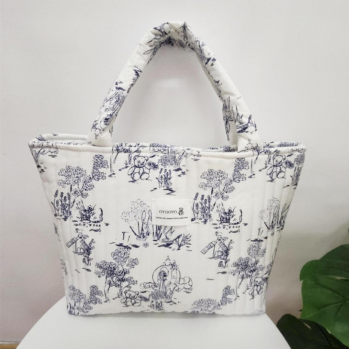 2025 New Ins Japanese and Korean Style Printed Mommy Storage Handbag