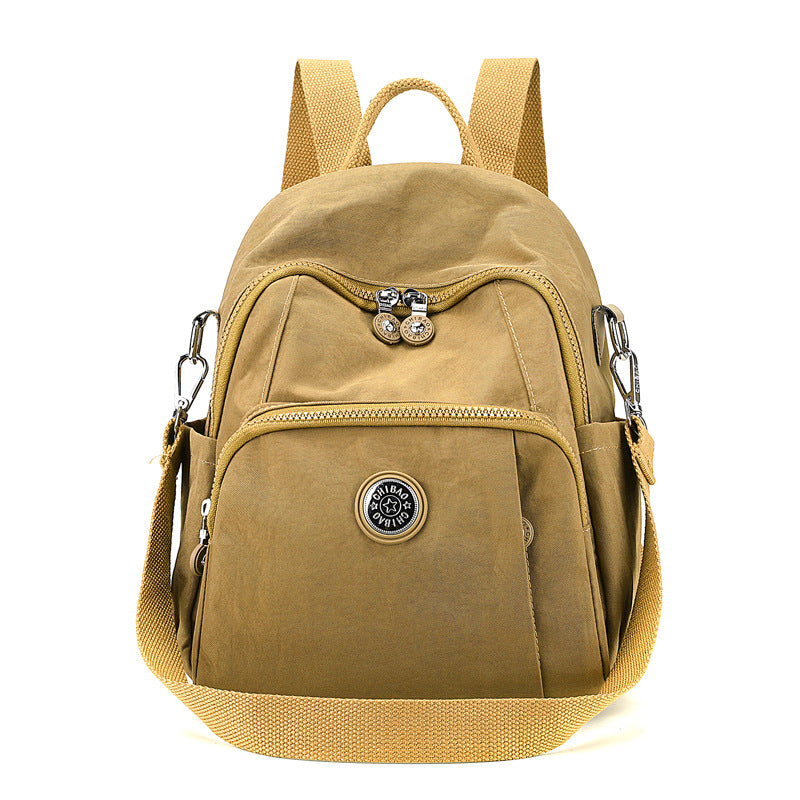 Lightweight waterproof nylon cloth bag large capacity student schoolbag fashion women's backpack trendy shopping travel bag