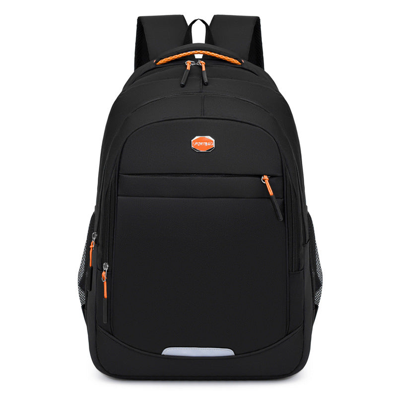 2025 New Style Backpack Simple Travel School Bag Junior High School and High School Students Large Capacity Fashionable Casual Men's and Women's Backpack