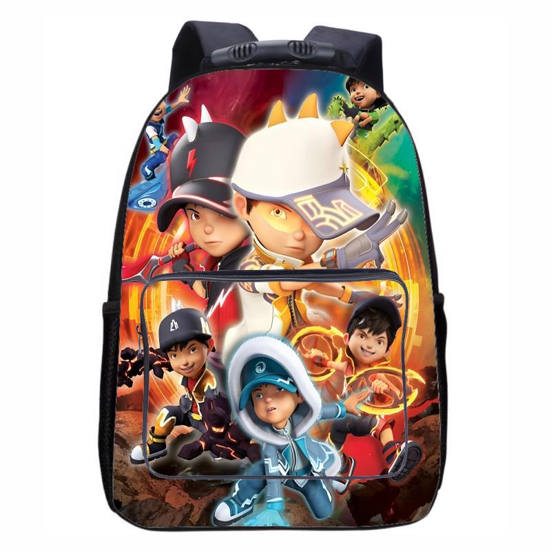 Boboiboy Primary and Secondary School Students' Schoolbags DIY Customized Boys and Girls Backpacks for Kidsren