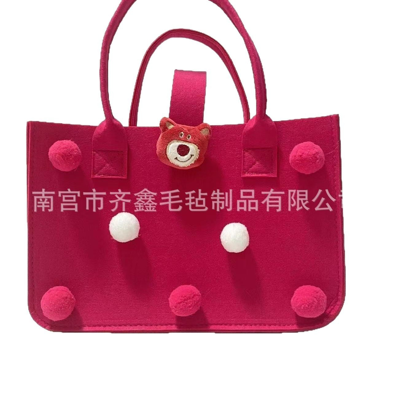 Factory Supplies Trendy Bags for 100-Day Celebrations, Birthday Favors, Cartoon Felt Bags, Student Lunch Box Storage
