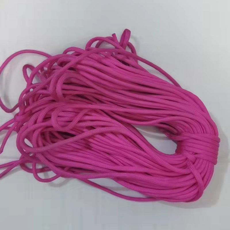 7-core 4mm umbrella rope polypropylene fiber multi-function mountaineering paratrooper traction rope life-saving equipment fixed safety umbrella rope