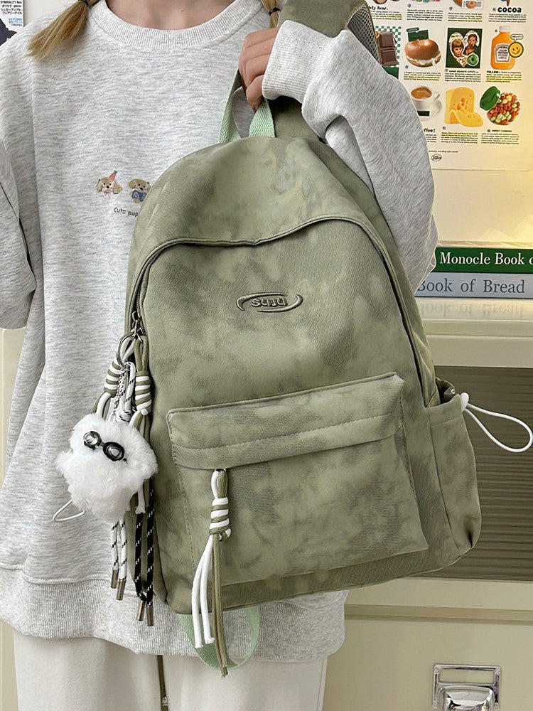 New Retro Backpack Men's Mountaineering Bag Backpack Junior High School Student Travel Bag Personalized High School Student College Student Bag Female