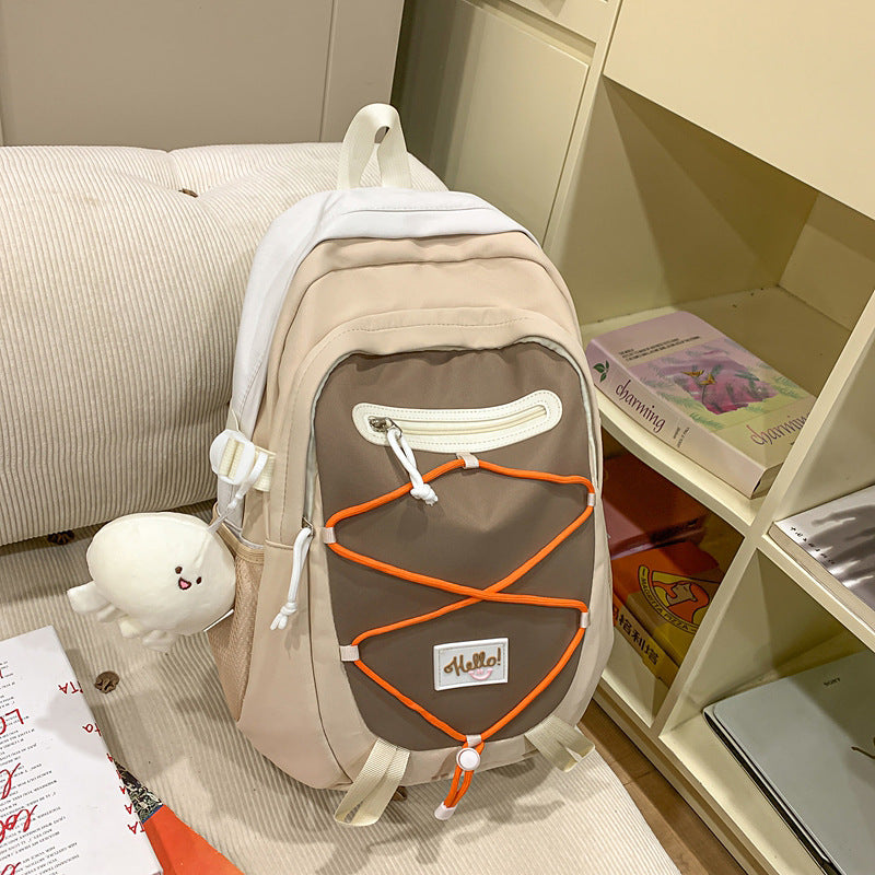 Cross-border Japanese Schoolbag Female College Students Large Capacity Senior high school Junior High School Students Travel Backpack Female Ins Trendy Cool Backpack