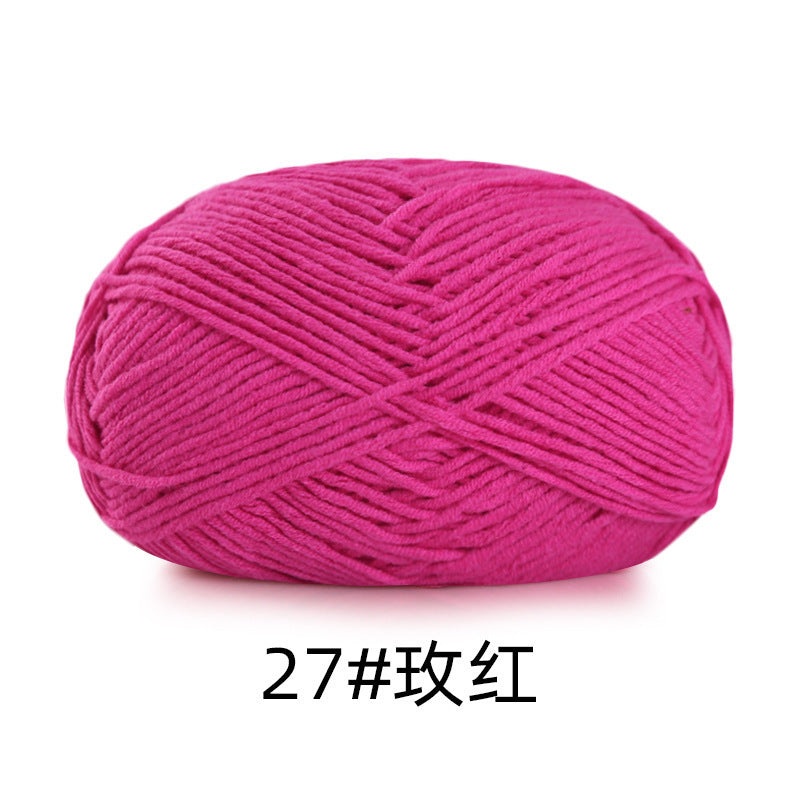 5 strands of combed cotton milk cotton wool ball acridine puppet excellent factory wholesale hand-woven crochet doll diy material