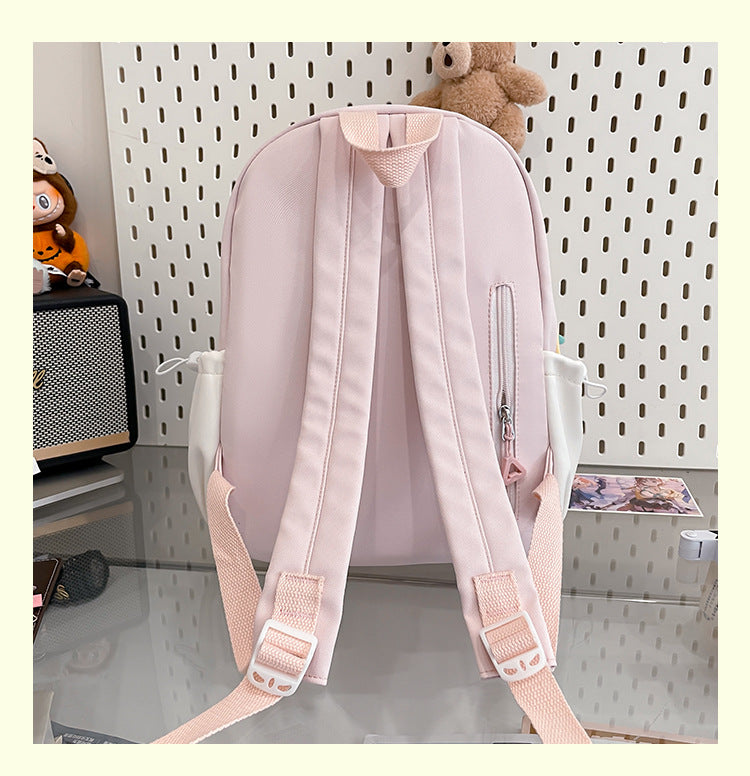 Schoolbags for Female Elementary School Students, Good-Looking, Sweet, Cute, New Style Backpacks for Junior High School Students, Small Backpacks for Travel and Study
