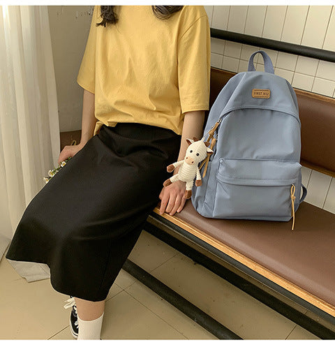 Cross-Border Schoolbags for Girls, Junior High School Students and High School Students Backpacks 2024 New College Students Men's Large-Capacity Travel Backpacks