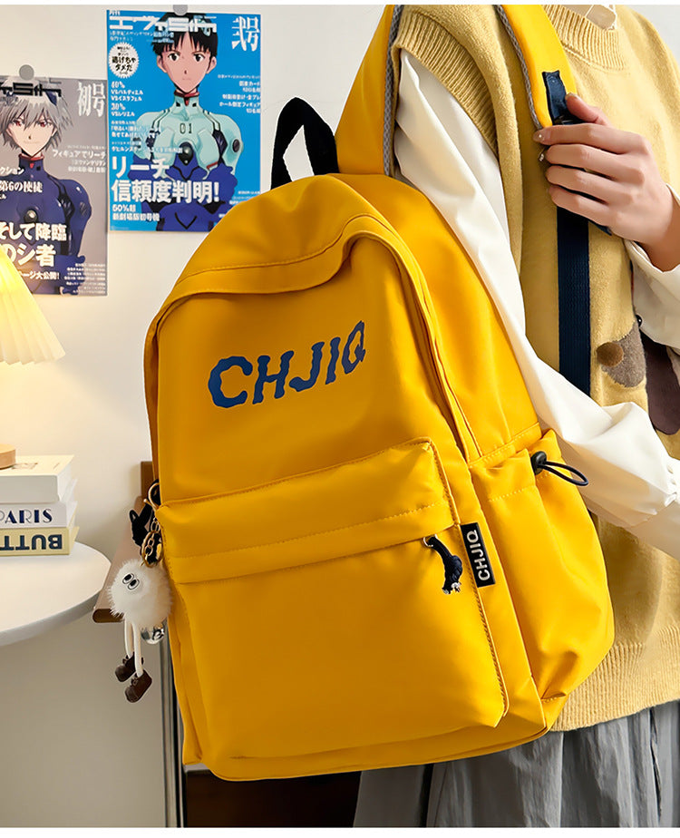 New Fashion Casual Backpack Men's and Women's Large Capacity Outdoor Lightweight Junior Senior high school Student School Bag Backpack