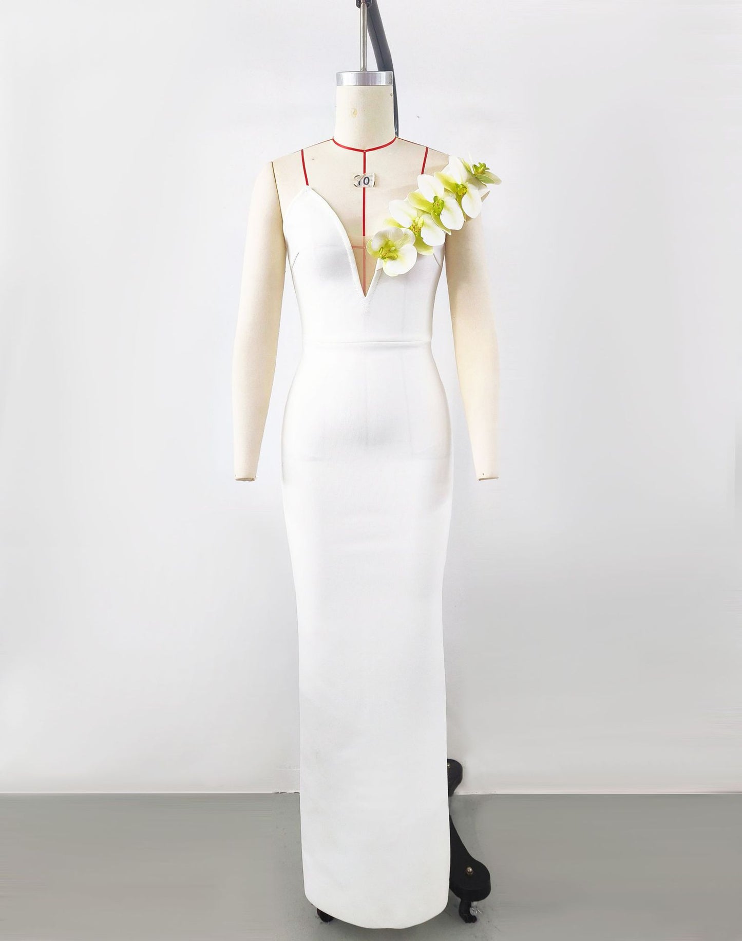 Evening Dress BandageDress Elegant Flower Shoulder dress Banquet Party Party Bandage Dress