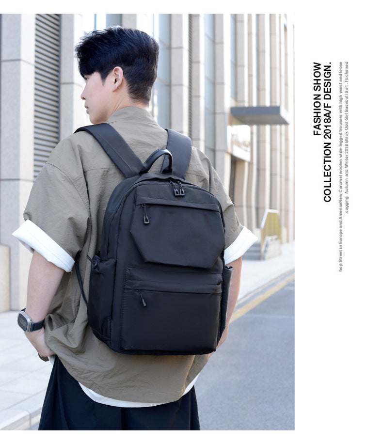 Printable Logo Backpack, Junior High School Student, High School Student, School Bag, Large Capacity Travel Bag, Casual Computer Backpack