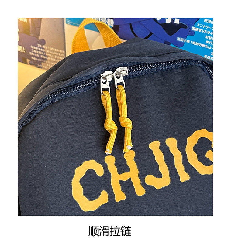 New Fashion Casual Backpack Men's and Women's Large Capacity Outdoor Lightweight Junior Senior high school Student School Bag Backpack