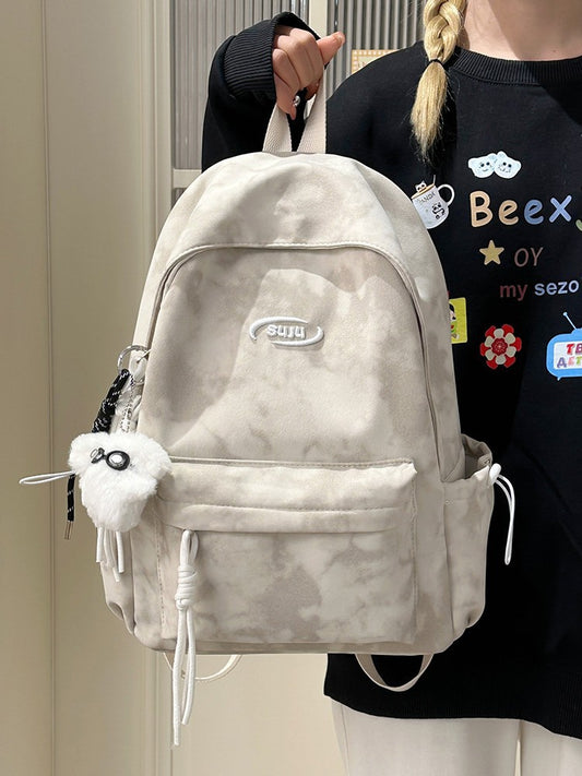 New Retro Backpack Men's Mountaineering Bag Backpack Junior High School Student Travel Bag Personalized High School Student College Student Bag Female