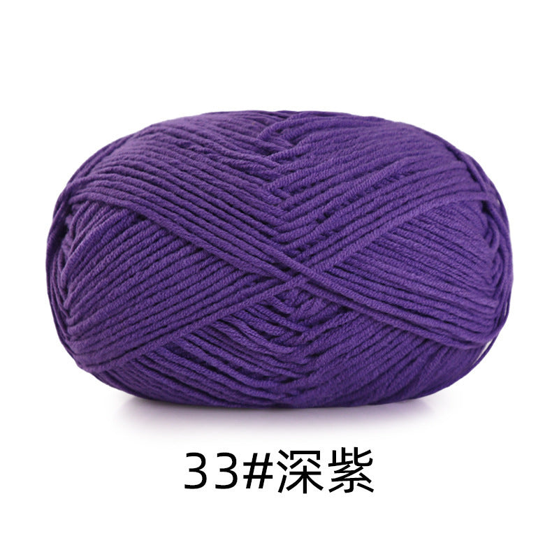 5 strands of combed cotton milk cotton wool ball acridine puppet excellent factory wholesale hand-woven crochet doll diy material