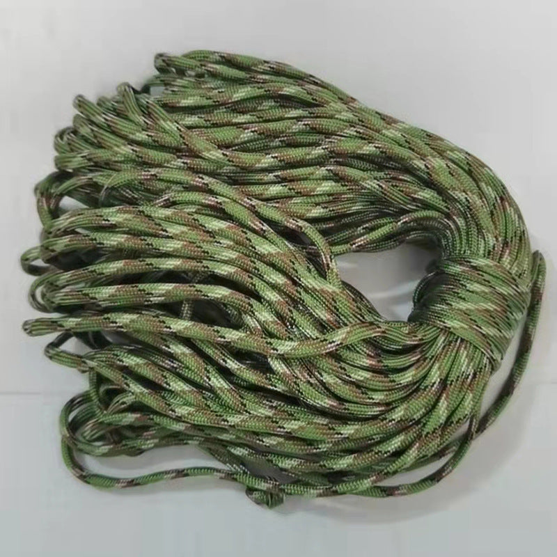 7-core 4mm umbrella rope polypropylene fiber multi-function mountaineering paratrooper traction rope life-saving equipment fixed safety umbrella rope