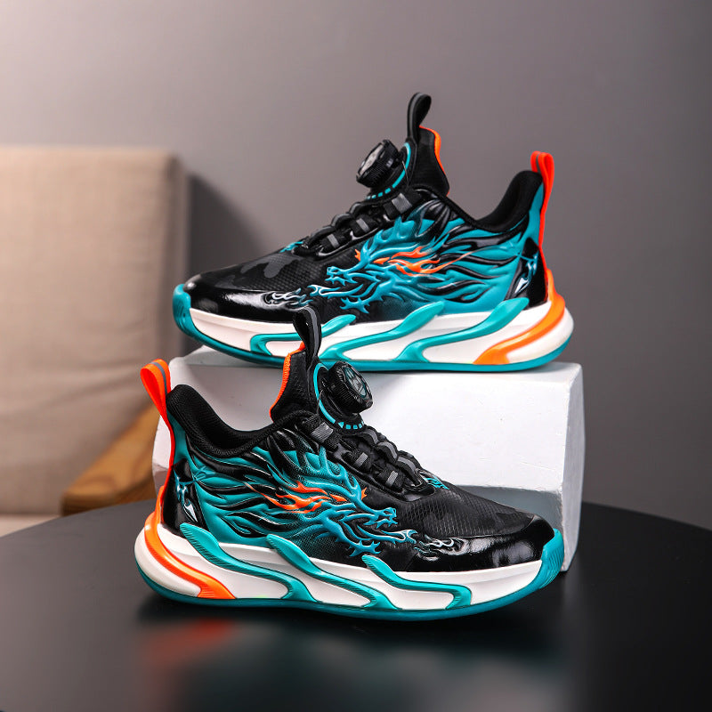 Children's Shoes Boys Shoes 2024 New Autumn and Winter Shoes Waterproof Leather Boys' sneaker Casual Running Shoes for Primary School Students