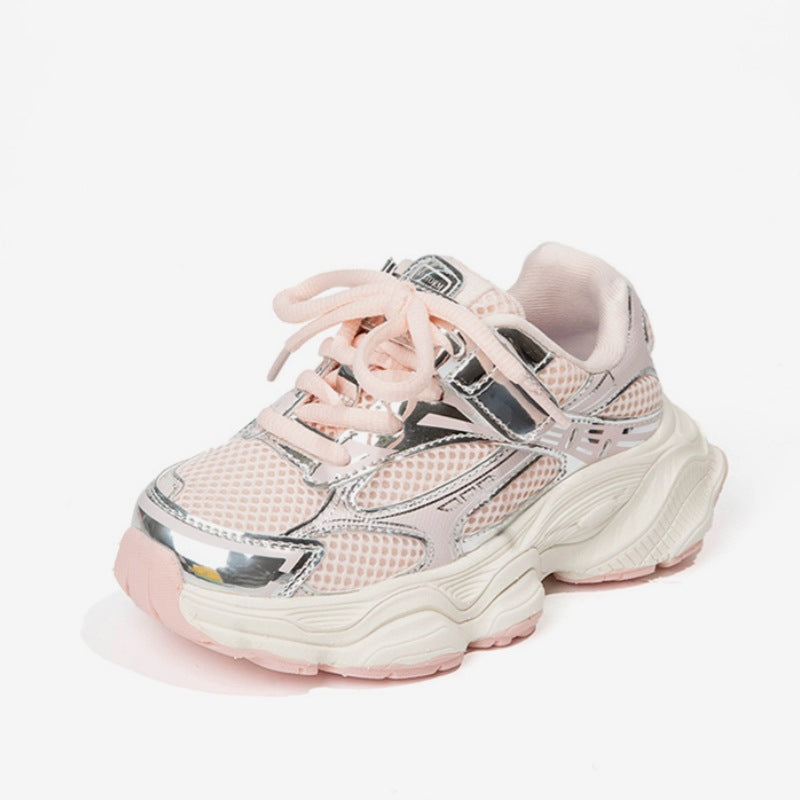 Girls' Shoes 2026 New Spring and Autumn Models Boys' Sneakers Spring and Summer Children's Dad Shoes Baby Mesh Shoes Toddler Shoes
