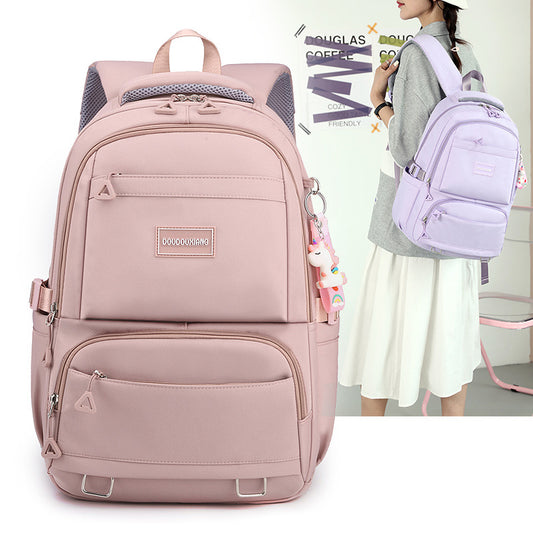 Large-Capacity Student Schoolbag, Junior High School Student Backpack, Short-Distance Travel Multi-Functional Backpack, Mlb Backpack