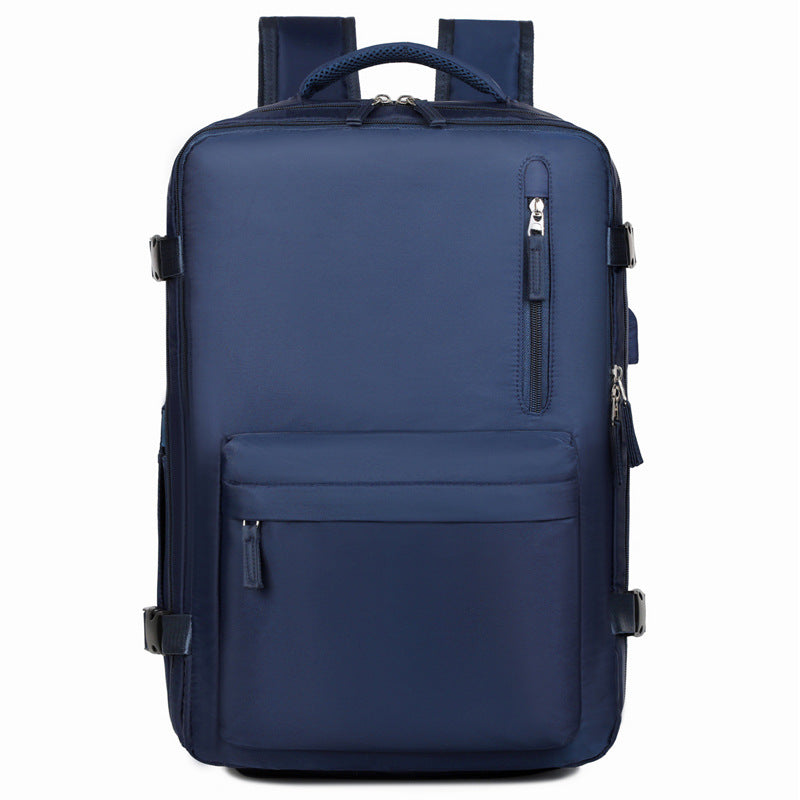 Cross-Border Simple Large-Capacity Business Commuter Backpack High-End Backpack Men's Travel Bag Multi-Functional Computer