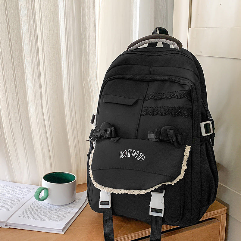 Wholesale Backpack Travel New Korean Style Fashion Large Capacity Junior High School and High School Student School Bag Leisure Travel School Bag