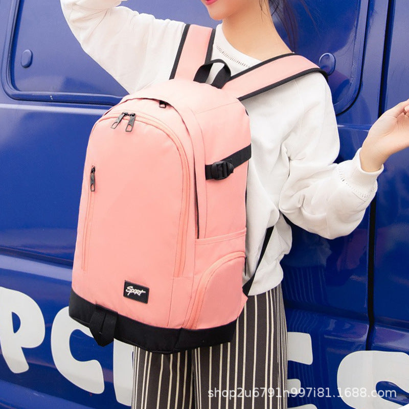 Backpack Female Middle School Student Schoolbag Male Travel Travel Junior High School Student Schoolbag High School Student College Student Backpack Leisure Bag