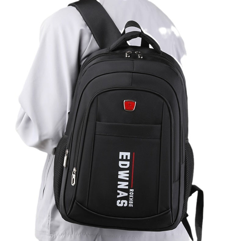 Foreign trade business backpack Oxford cloth men's and women's new computer backpack outdoor junior high school student travel schoolbag