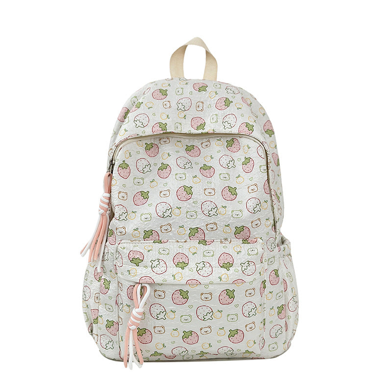 Japanese Cartoon Sweet Student School Bag Travel Cute Backpack Large Capacity Backpack Class Commuting Bag