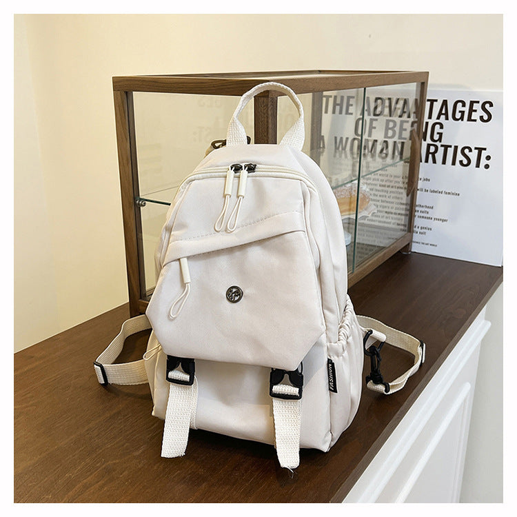 2025 Summer Workwear Style Simple Student School Bag Fashionable Oxford Cloth Backpack Outdoor Leisure Travel Backpack