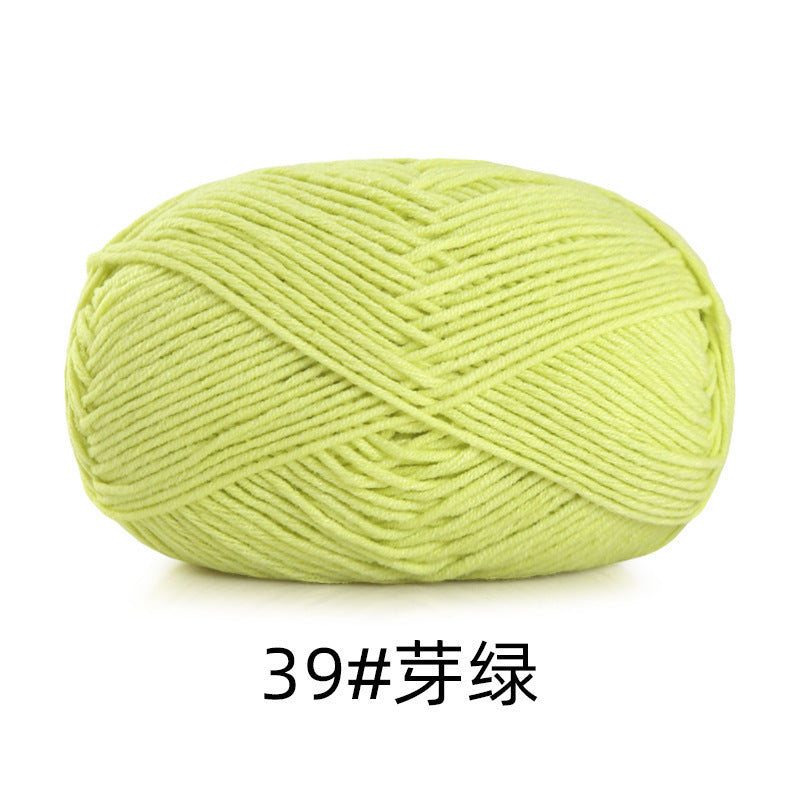 5 strands of combed cotton milk cotton wool ball acridine puppet excellent factory wholesale hand-woven crochet doll diy material