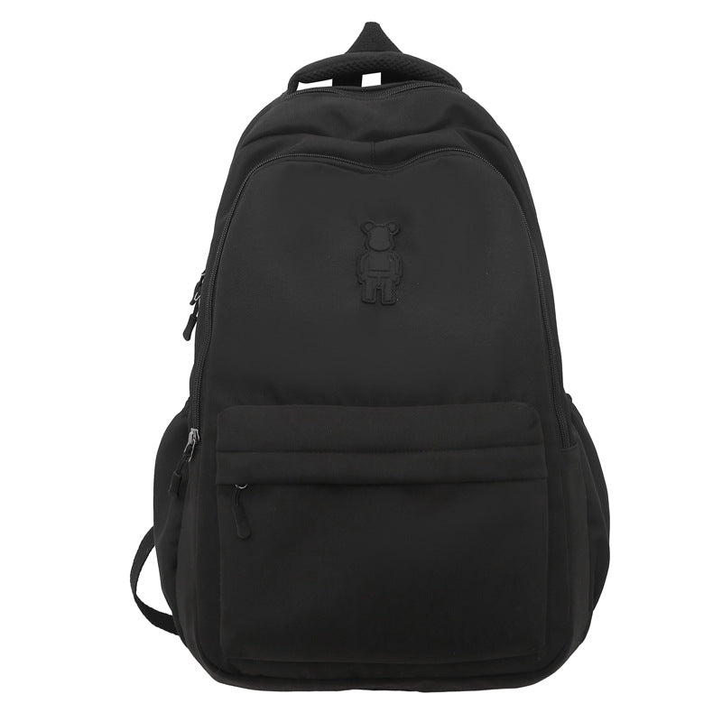 Simple Youth Campus Schoolbag Fashion Trend College Student Backpack Nylon Breathable Class Commuter Women Backpack