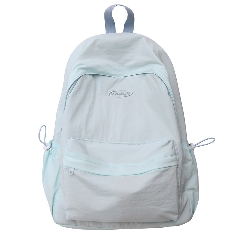 Versatile Backpack for Female College Students, Junior High School Students, and High School Students, Large Capacity Nylon Backpack, Lightweight