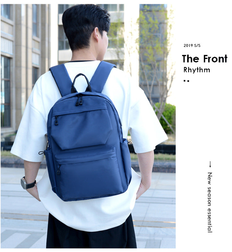 Printable Logo Backpack, Junior High School Student, High School Student, School Bag, Large Capacity Travel Bag, Casual Computer Backpack