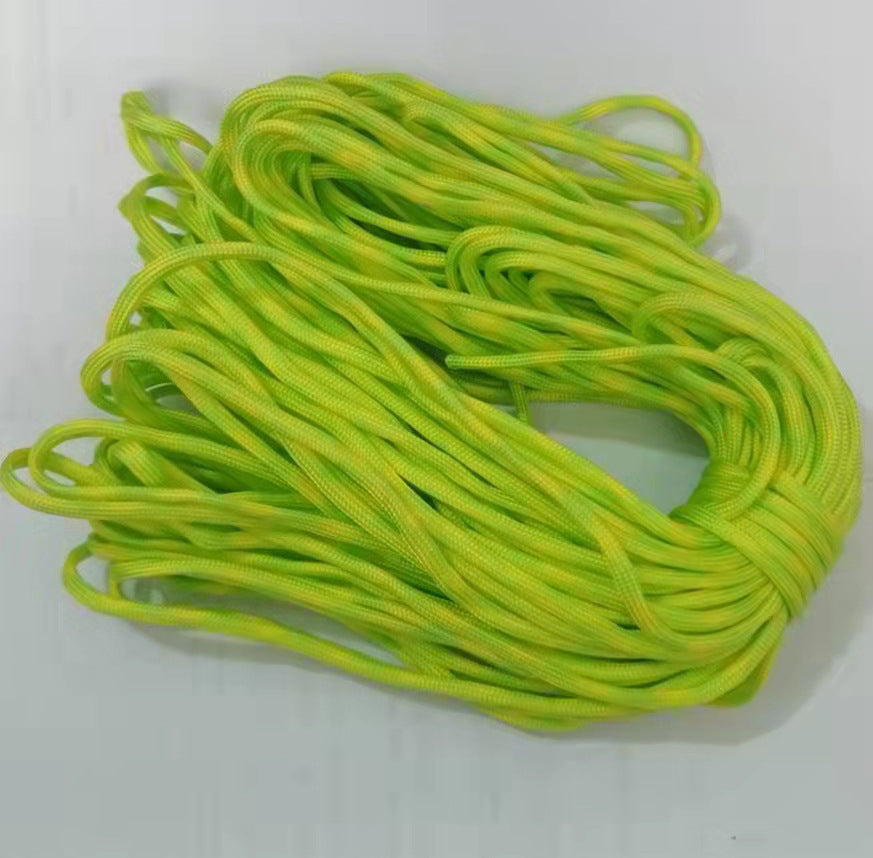 7-core 4mm umbrella rope polypropylene fiber multi-function mountaineering paratrooper traction rope life-saving equipment fixed safety umbrella rope