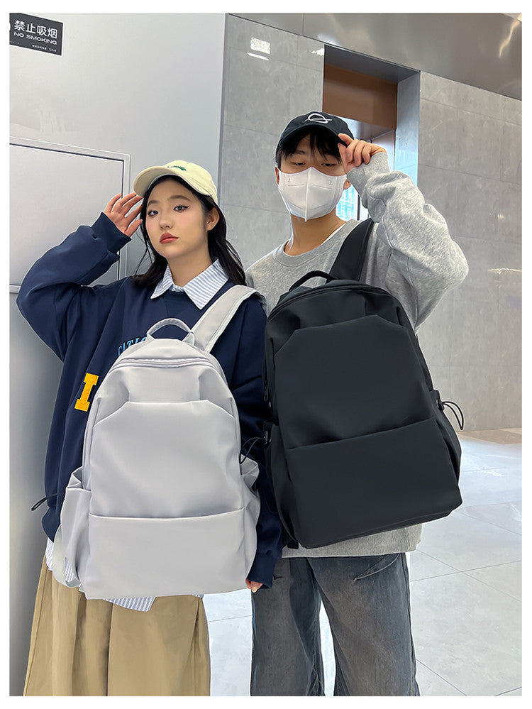 New Nylon Backpack Men's Computer Bag Men's Casual Senior high school College Student Schoolbag Simple Travel Backpack Wholesale