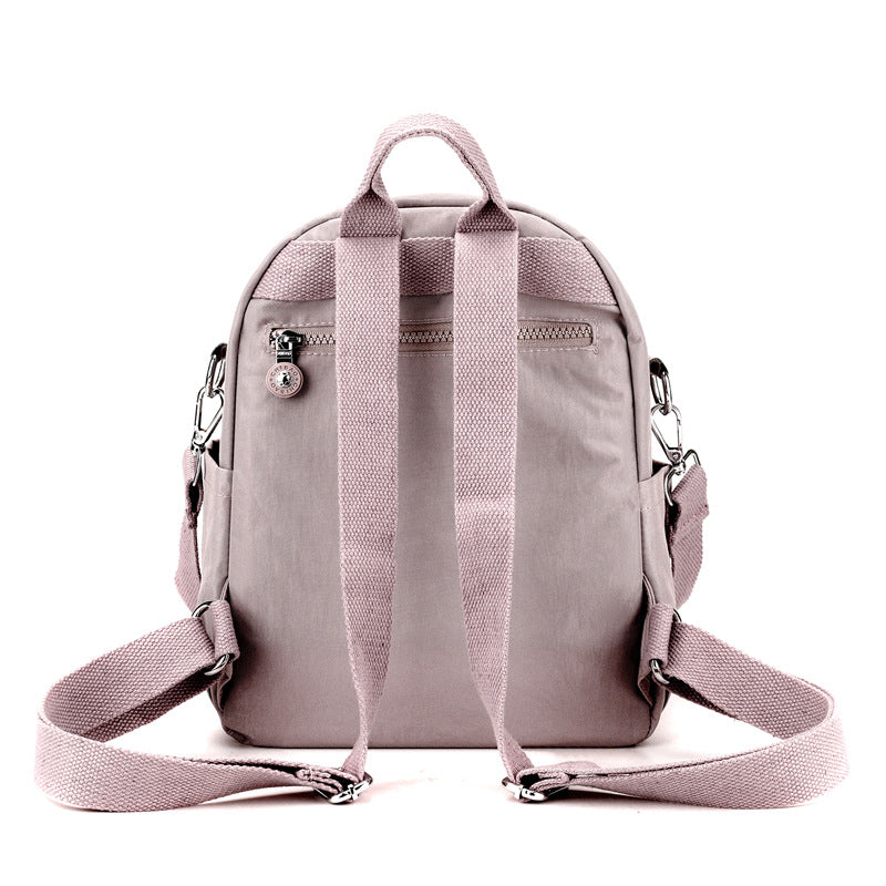Lightweight waterproof nylon cloth bag large capacity student schoolbag fashion women's backpack trendy shopping travel bag