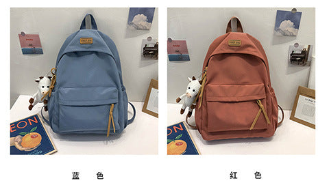 Cross-Border Schoolbags for Girls, Junior High School Students and High School Students Backpacks 2024 New College Students Men's Large-Capacity Travel Backpacks