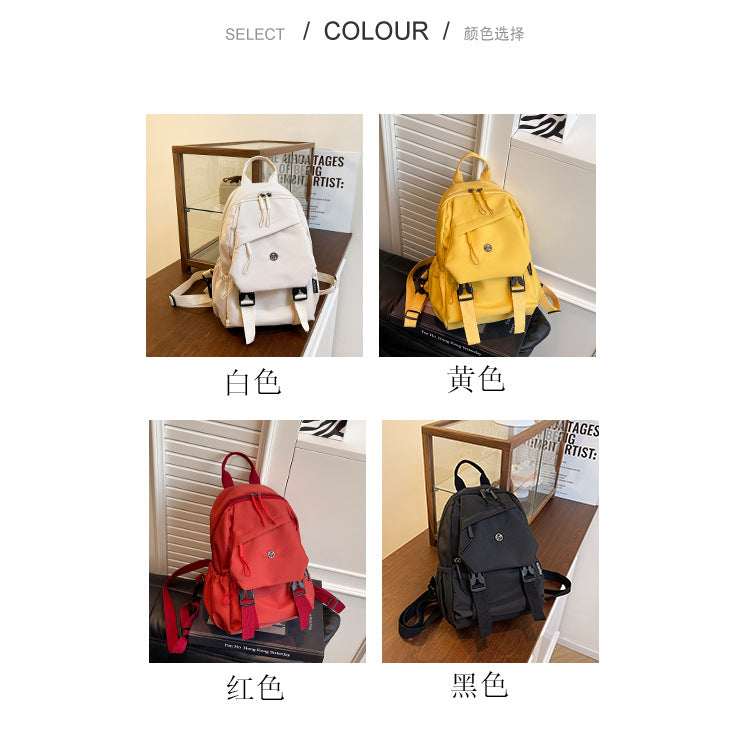 2025 Summer Workwear Style Simple Student School Bag Fashionable Oxford Cloth Backpack Outdoor Leisure Travel Backpack