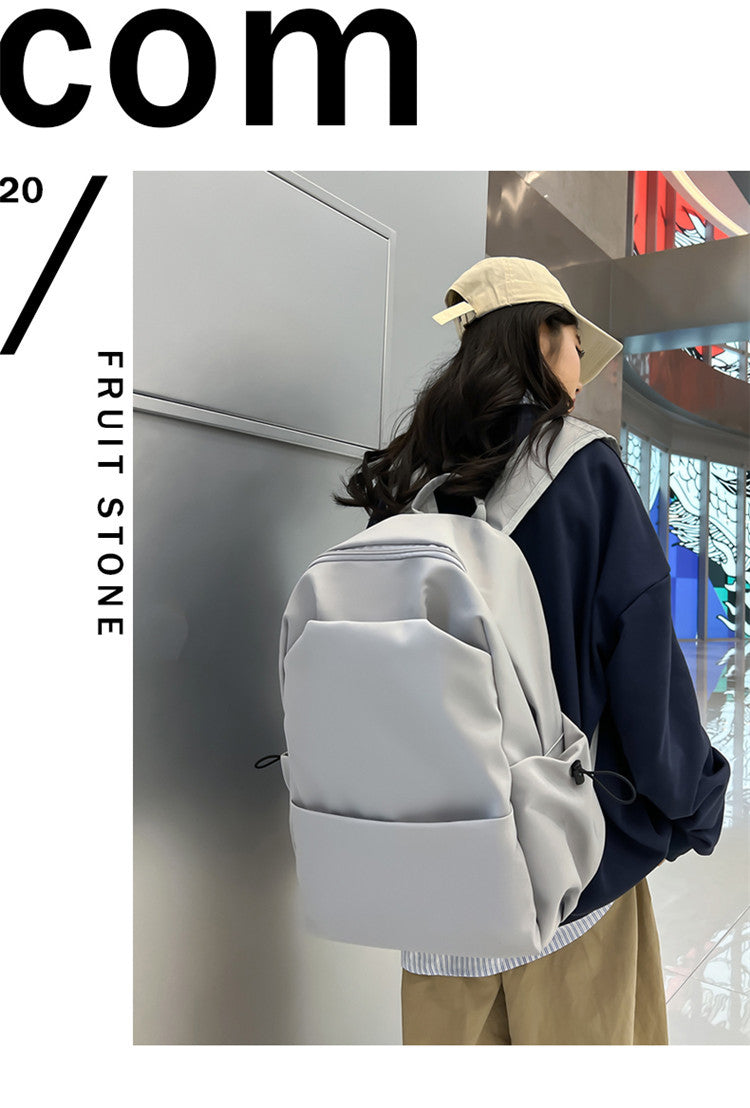 New Nylon Backpack Men's Computer Bag Men's Casual Senior high school College Student Schoolbag Simple Travel Backpack Wholesale