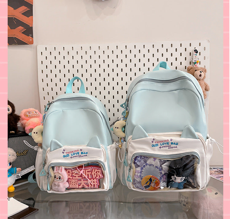 Schoolbags for Female Elementary School Students, Good-Looking, Sweet, Cute, New Style Backpacks for Junior High School Students, Small Backpacks for Travel and Study