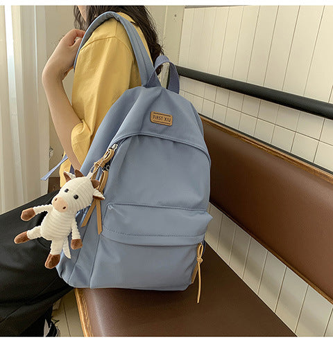 Cross-Border Schoolbags for Girls, Junior High School Students and High School Students Backpacks 2024 New College Students Men's Large-Capacity Travel Backpacks
