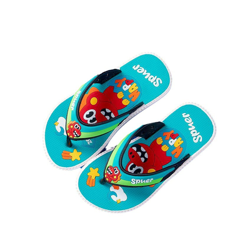 Children's Slippers, Boys and Kidsren's Flip-Flops, Boys and Girls' Beach Shoes, 6-12 Years Old, Flip-Flops, Men's Flip-Flops, Durable