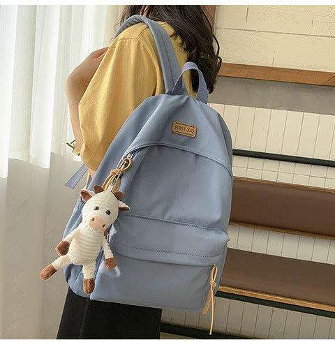 Cross-Border Schoolbags for Girls, Junior High School Students and High School Students Backpacks 2024 New College Students Men's Large-Capacity Travel Backpacks