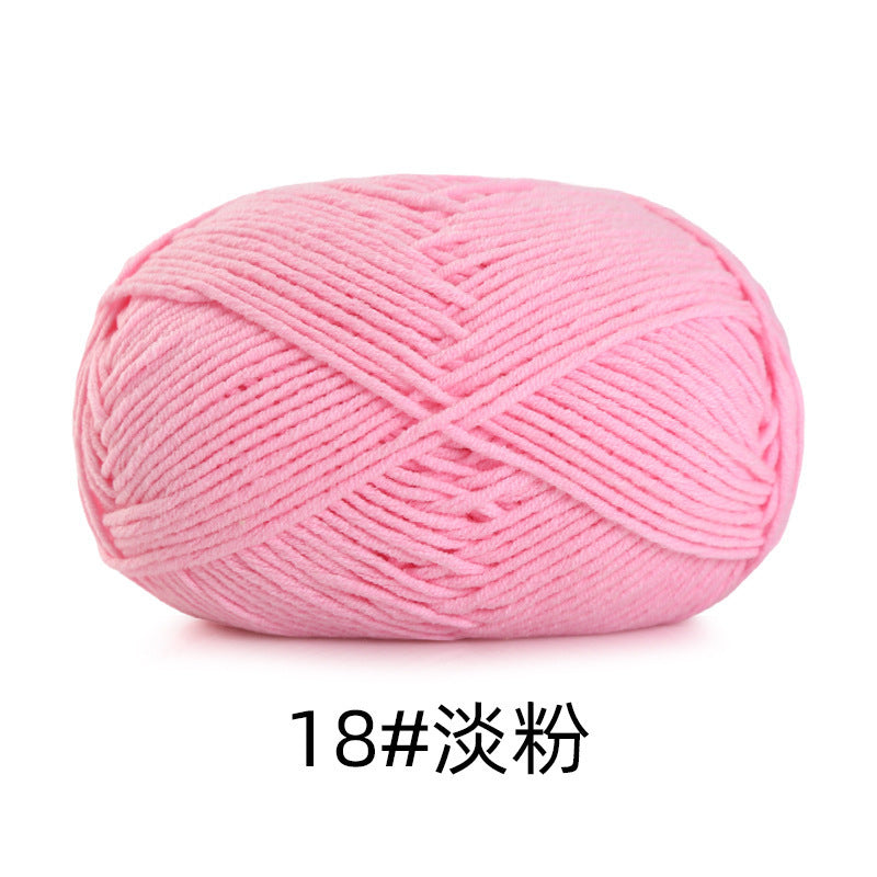 5 strands of combed cotton milk cotton wool ball acridine puppet excellent factory wholesale hand-woven crochet doll diy material