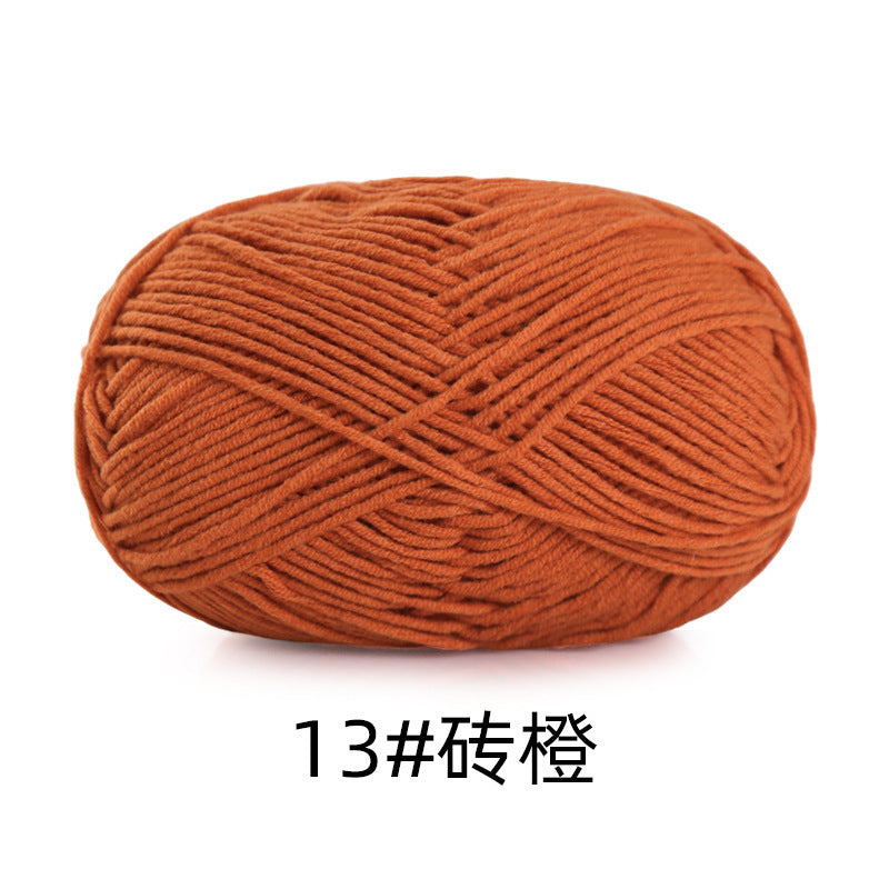 5 strands of combed cotton milk cotton wool ball acridine puppet excellent factory wholesale hand-woven crochet doll diy material